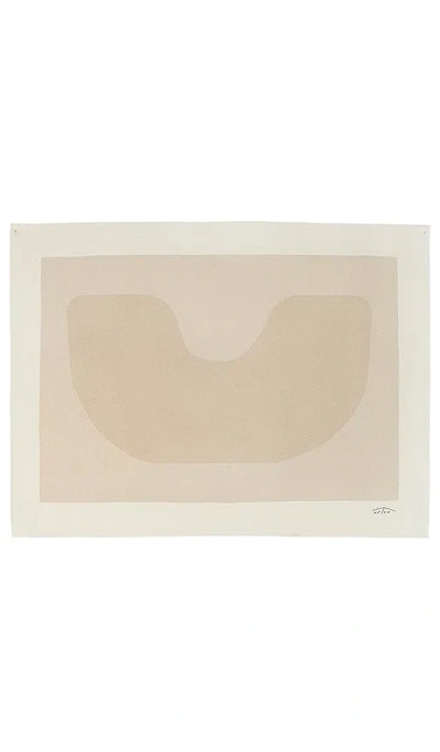 Upton 36x27 Abra Canvas Print In Beige
