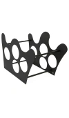 Upton Cove Wine Rack In Black