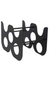 Upton Tulip Wine Rack In Black