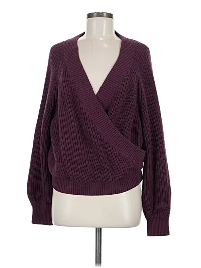 Pre-owned Upwest Cardigan Sweater In Burgundy