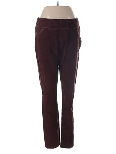 Pre-owned Upwest Casual Pants In Burgundy