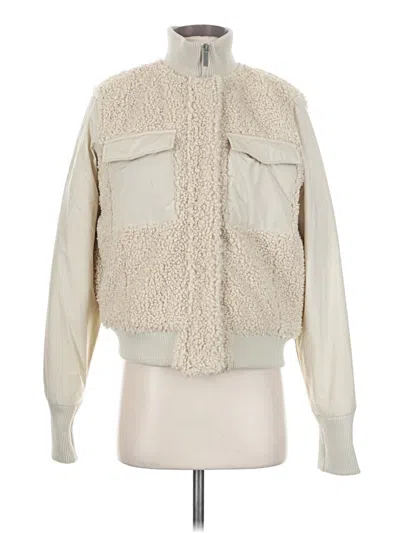 Pre-owned Upwest Faux Fur Jacket In Ivory