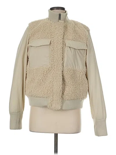 Pre-owned Upwest Faux Fur Jacket In Ivory