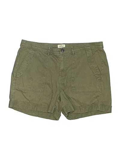 Pre-owned Upwest Khaki Shorts In Green