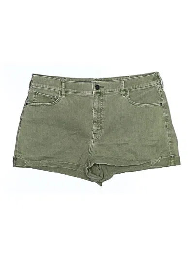 Pre-owned Upwest Khaki Shorts In Green