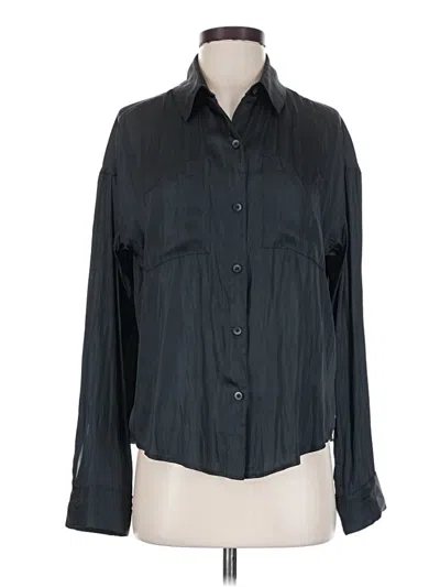 Pre-owned Upwest Long Sleeve Blouse In Black