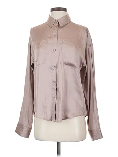 Pre-owned Upwest Long Sleeve Blouse In Brown