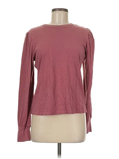 Pre-owned Upwest Long Sleeve T-shirt In Burgundy
