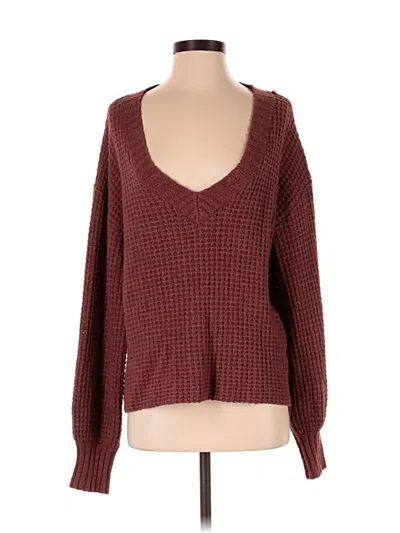 Pre-owned Upwest Pullover Sweater In Burgundy