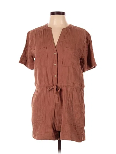 Pre-owned Upwest Romper In Brown