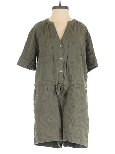 Pre-owned Upwest Romper In Green