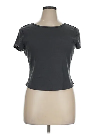 Pre-owned Upwest Short Sleeve T-shirt In Gray