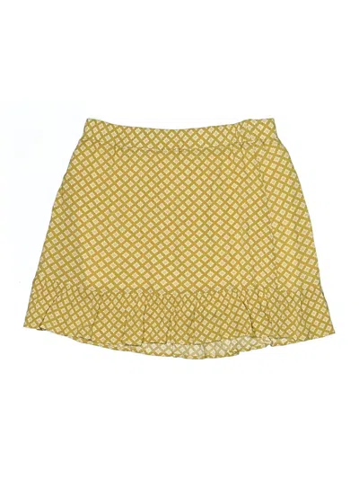 Pre-owned Upwest Skort In Gold