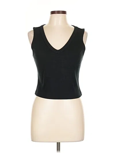 Pre-owned Upwest Sleeveless Top Black V Neck Tops