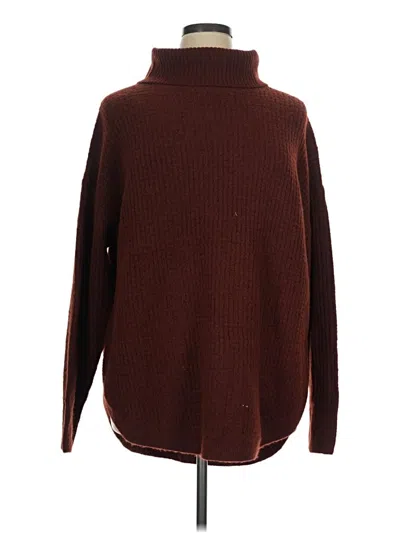 Upwest Turtleneck Sweater In Brown