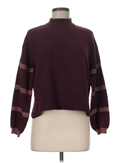 Pre-owned Upwest Turtleneck Sweater In Burgundy