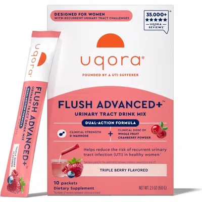 Uqora Flush Urinary Tract Supplement With Cranberry, D-mannose, Vitamin C, Vitamin B6 And Potassium