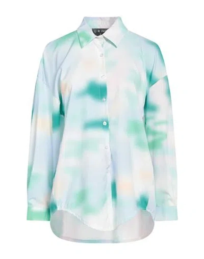 Ur Ink Woman Shirt Sky Blue Size L Polyester