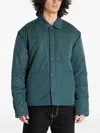 Urban Classics Button-up Patch-pocket Jacket In Green