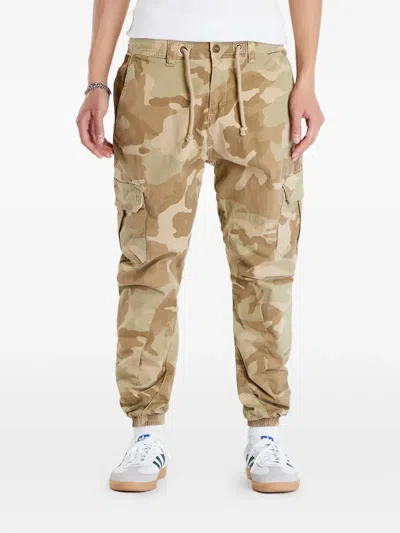 Urban Classics Camouflage-print Cargo Pants In Multi