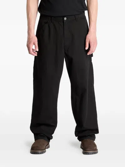 Urban Classics Carpenter Hammer-loop Cargo Pants In Black