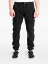 Urban Classics Elasticated-cuff Cargo Pants In Multi