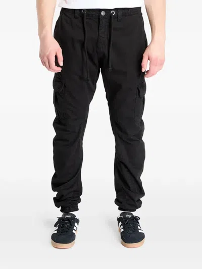 Urban Classics Elasticated-cuff Cargo Pants In Multi