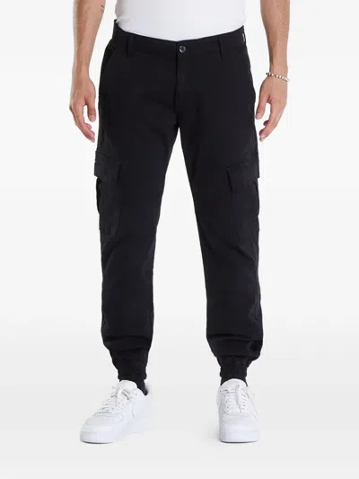 Urban Classics Elasticated-cuff Cargo Pants In Multi