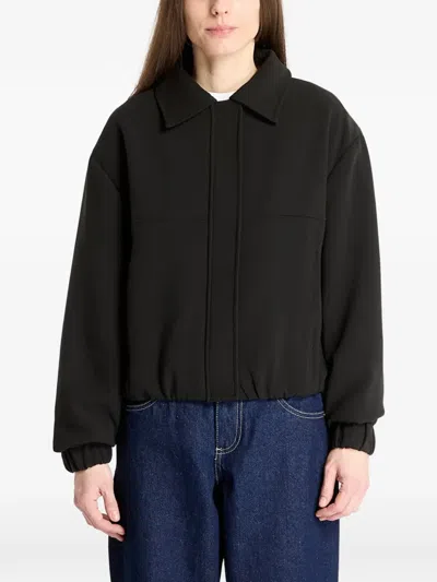 Urban Classics Elasticated-hem Jacket In Black