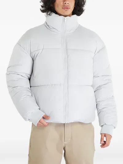 Urban Classics Padded High-neck Jacket In White