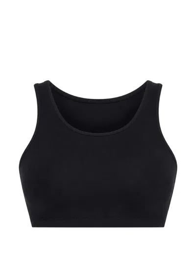 Urban Classics Scoop-neck Sports Bra In Black