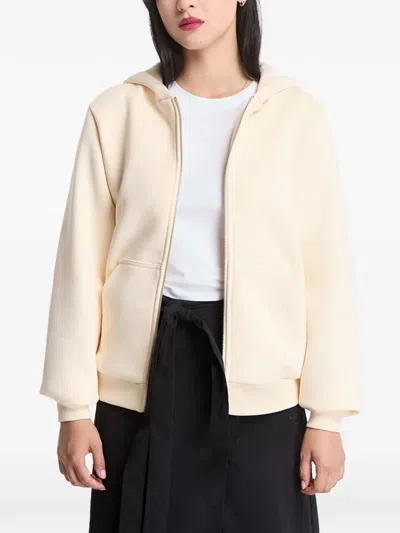 Urban Classics Zip-up Hoodie In Neutrals