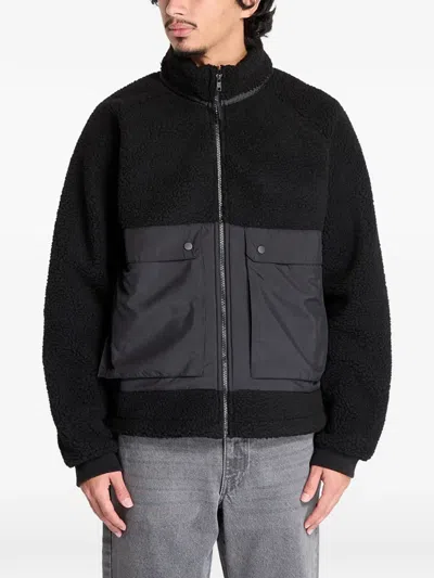 Urban Classics Zip-up Sport Jacket In Black