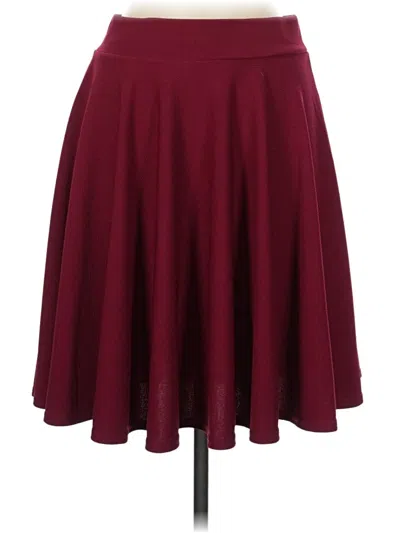 Pre-owned Urban Coco Casual Skirt In Burgundy