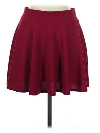 Pre-owned Urban Coco Casual Skirt In Burgundy