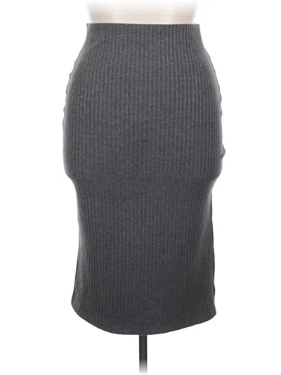 Pre-owned Urban Coco Casual Skirt In Gray