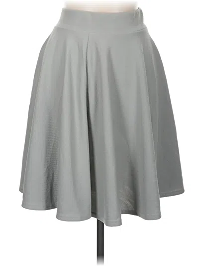 Urban Coco Casual Skirt In Gray