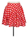 Urban Coco Casual Skirt In Red