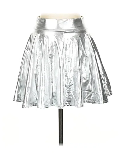 Pre-owned Urban Coco Casual Skirt In Silver
