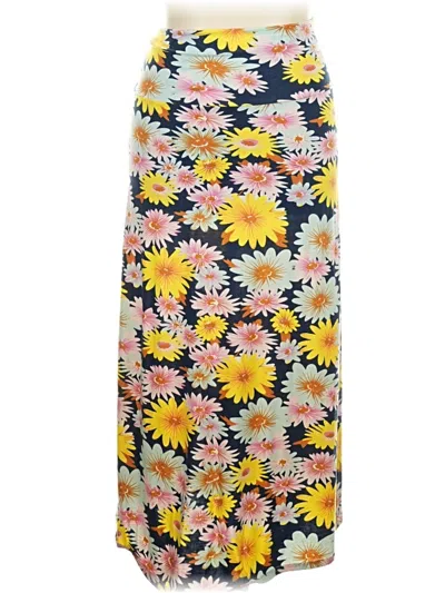 Pre-owned Urban Coco Casual Skirt In Yellow