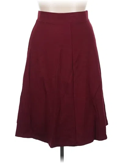 Pre-owned Urban Coco Formal Skirt In Burgundy