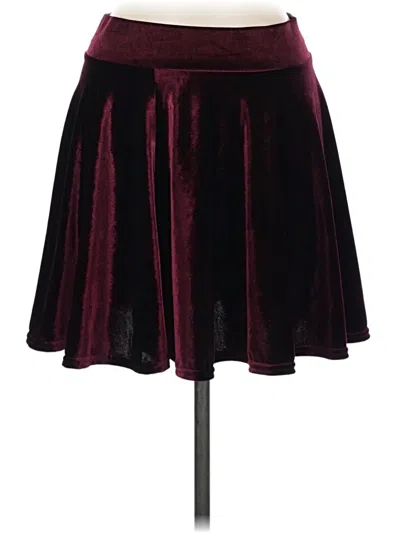 Pre-owned Urban Coco Formal Skirt In Burgundy