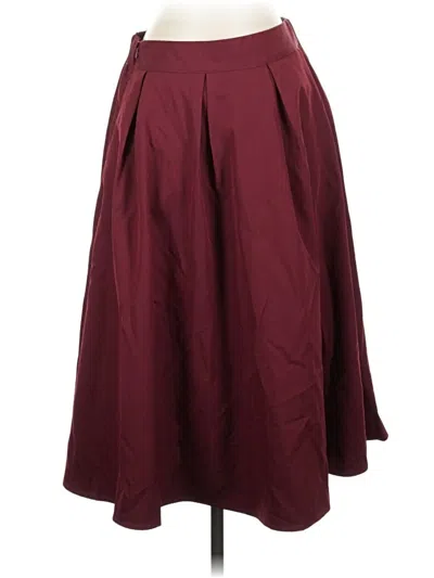 Pre-owned Urban Coco Formal Skirt In Burgundy