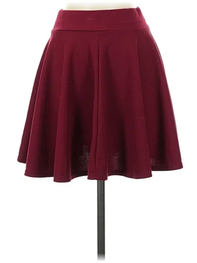 Pre-owned Urban Coco Formal Skirt In Burgundy