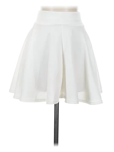 Pre-owned Urban Coco Formal Skirt In White