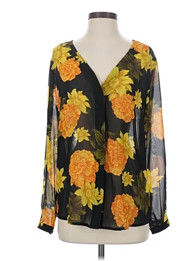 Pre-owned Urban Coco Long Sleeve Blouse In Yellow