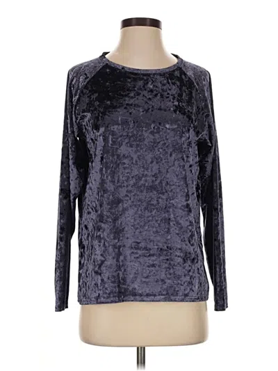 Pre-owned Urban Coco Long Sleeve Top Gray Crew Neck Tops