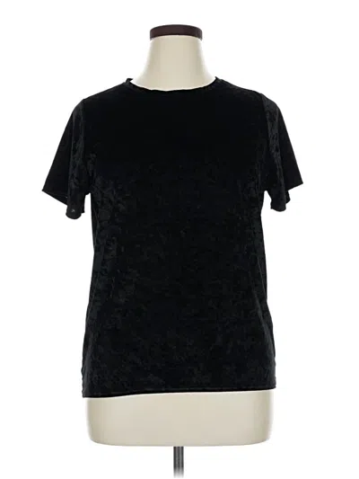 Pre-owned Urban Coco Short Sleeve Top Black Crew Neck Tops