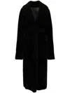 Urban Code Faux Fur Coat In Black  