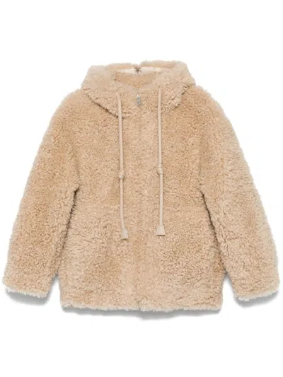 Urban Code Faux-shearling Jacket In White